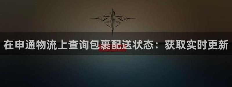 28圈官网网站：在申通物流上查询包裹