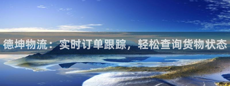28圈加拿大预测：德坤物流：实时订单