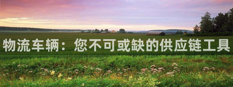 28圈登录流程：物流车辆：您不可或缺