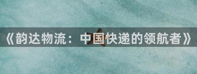 28圈注册网站APP：《韵达物流：中