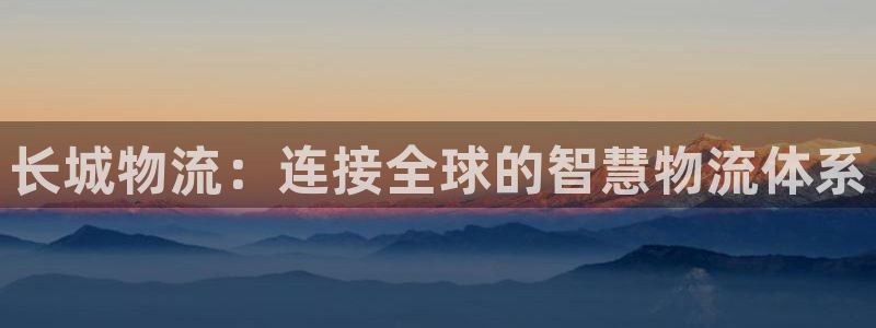 28圈注册上限是啥意思：长城物流：连